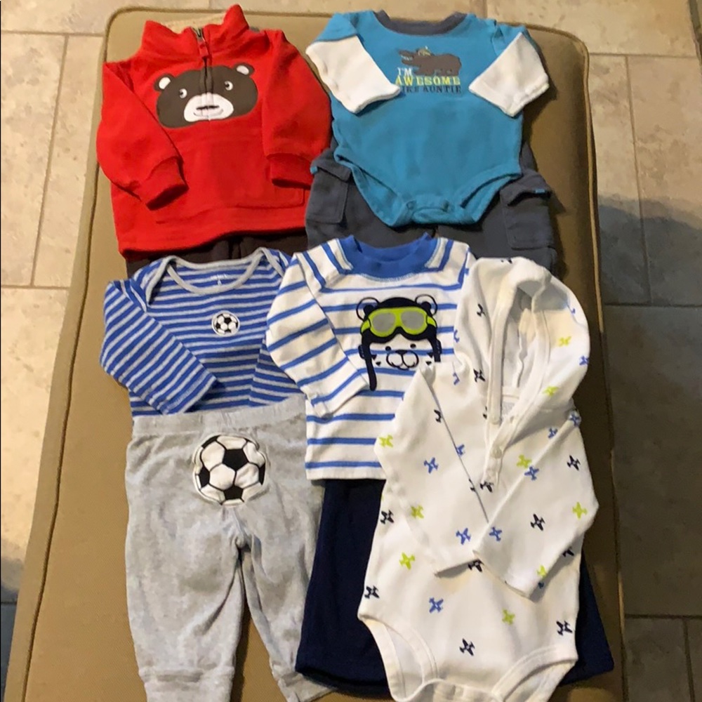 Bundle - Carter’s 6M boys outfits